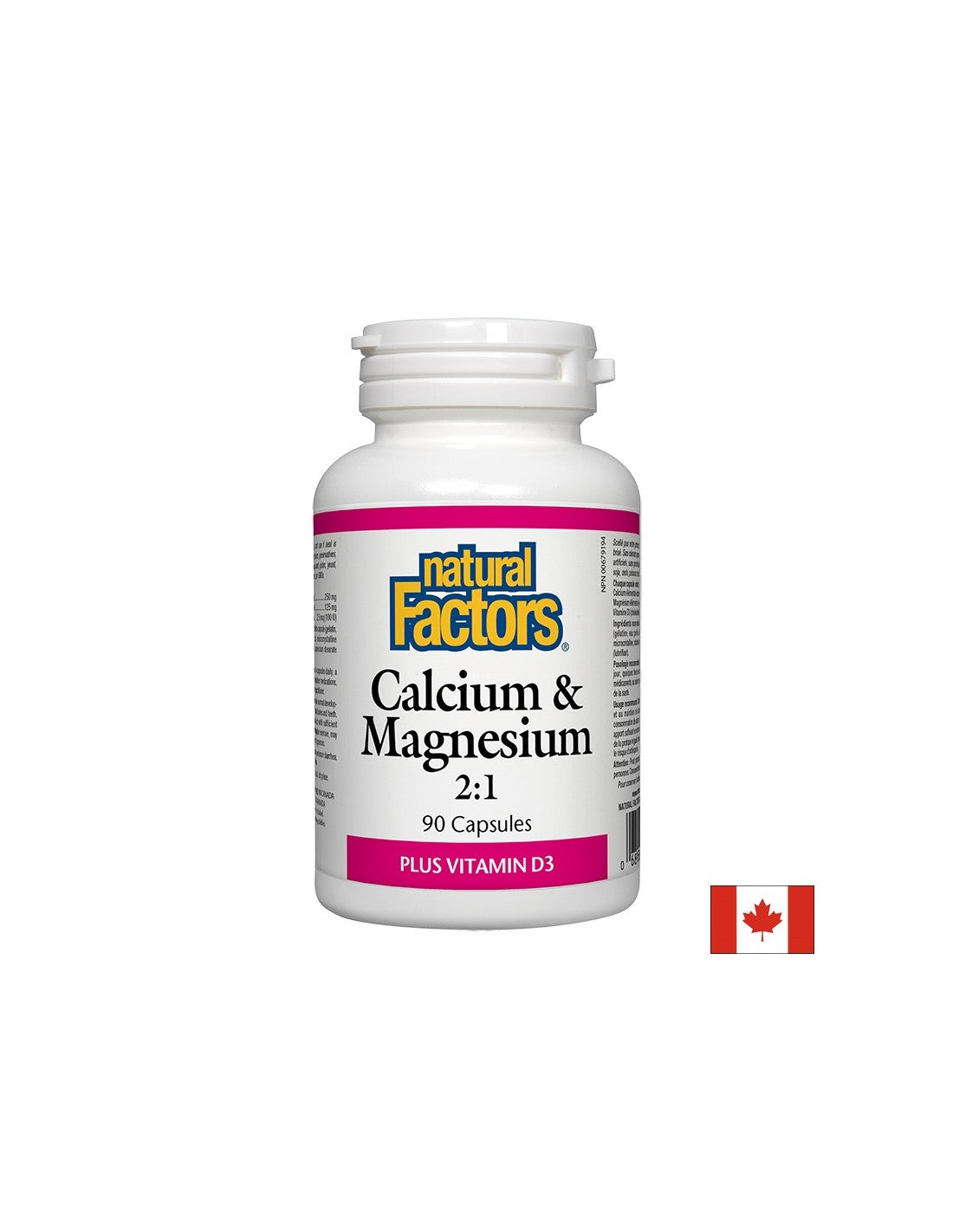 Calciu &amp; Magneziu cu Vitamina D3 376 mg - 90 capsule