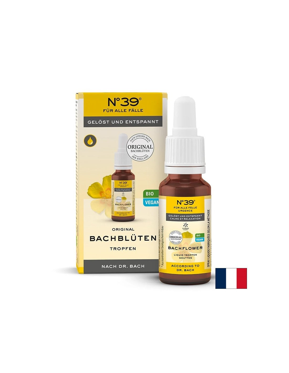 Dr. Bach Picaturi N°39 - Urgenta (stres si anxietate), 20 ml