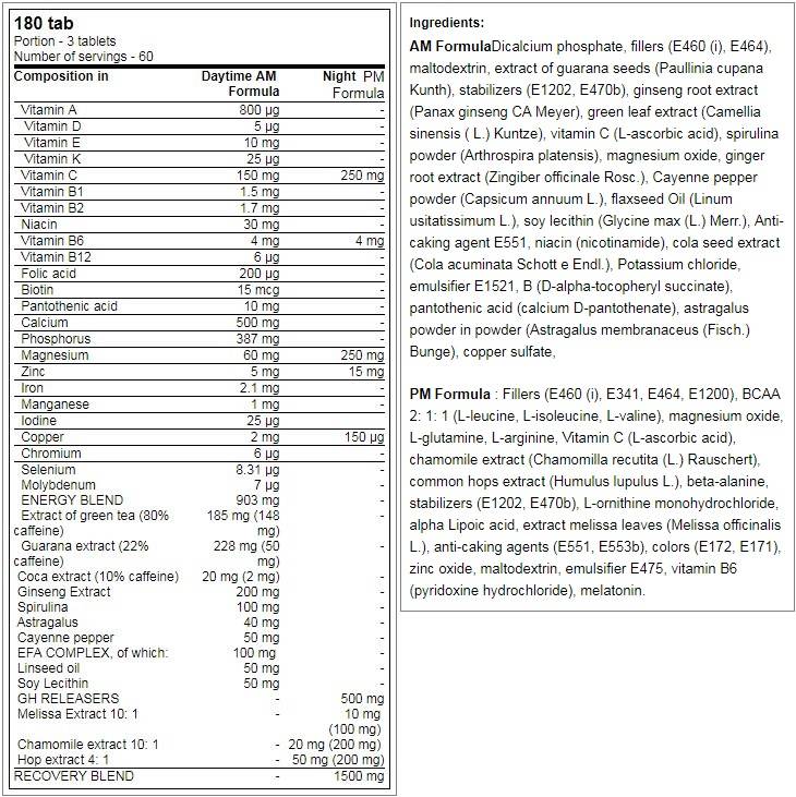 Formula LevroArmor AM &amp; PM - 2 x 90 tablete