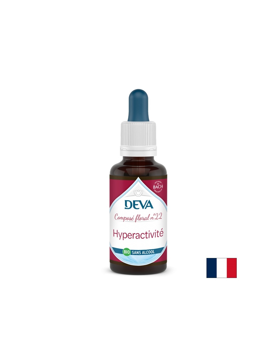 Hiperactivitate, esențe florale, picături Bach nr. 22 (fără alcool), 30 ml
