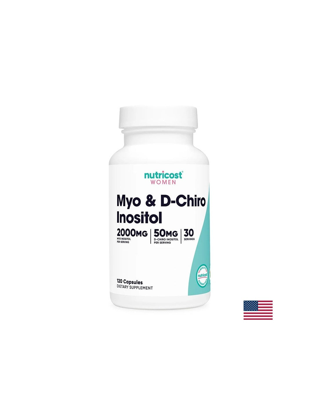Echilibrul hormonal - Myo &amp; D-chiro inozitol, 120 capsule