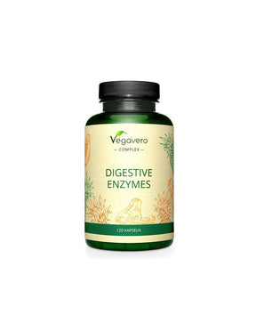 Digestive enzymes complex, 120 capsules - Nutra Best Europe