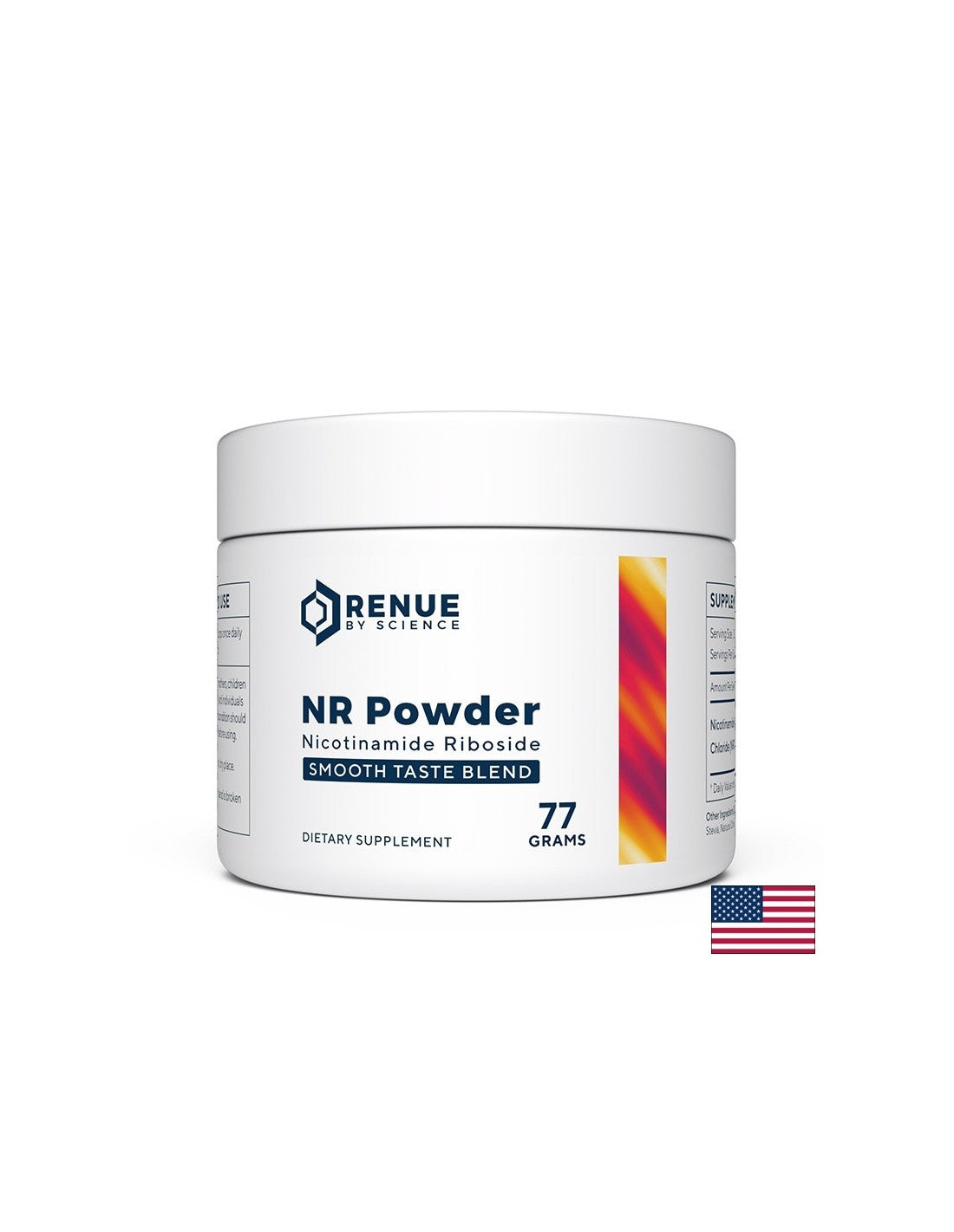 Reînnoire celulară cu nicotinamidă ribozidă NR - Booster NAD+ cu efect puternic anti-îmbătrânire, 500 mg, 77 g pulbere