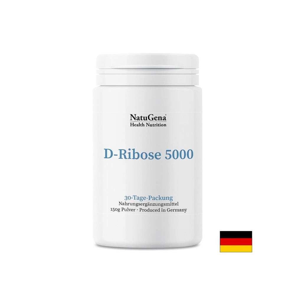 Sănătate celulară și energie - D-Riboză 5000, 150 g pulbere