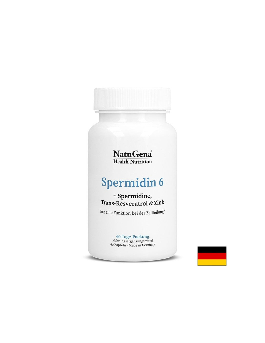 Sănătate celulară - Spermidină 6 (spermidină + trans-resveratrol și zinc), 60 capsule