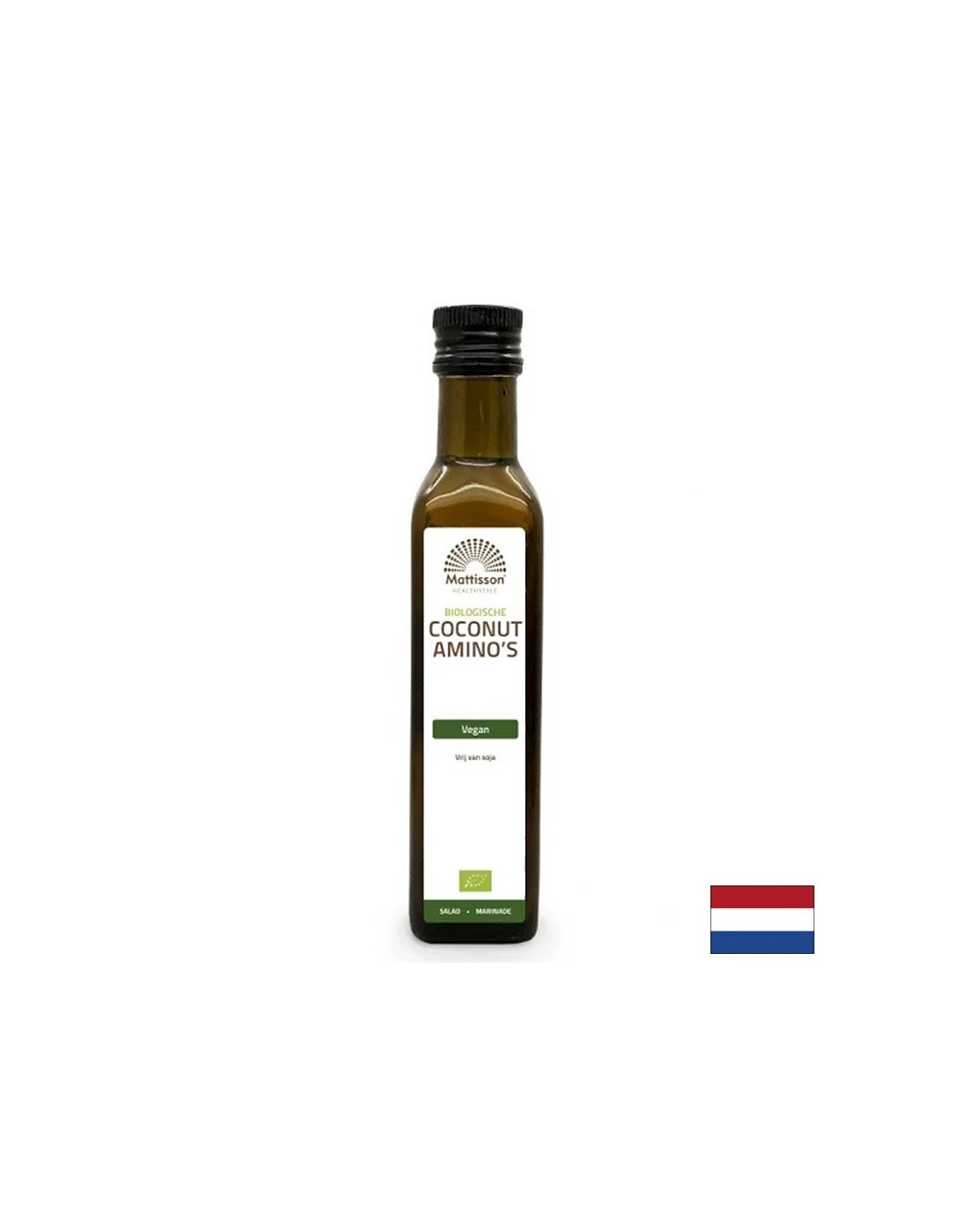 Sos de cocos, organic - conținut scăzut de sodiu, fără gluten, 250 ml