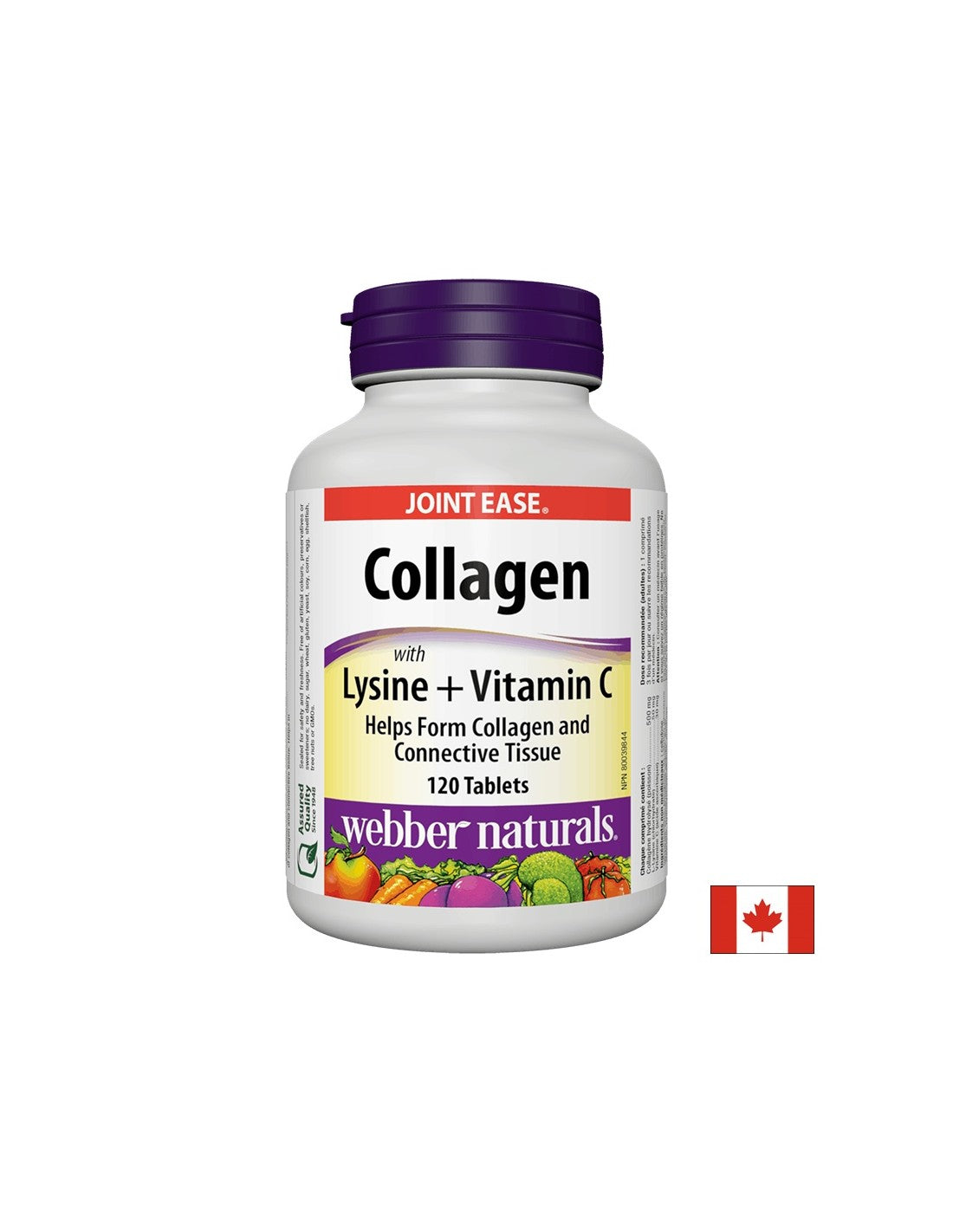 Colagen cu Lizina + Vitamina C/ Colagen 500 mg cu Lizina si Vitamina C x 120 comprimate
