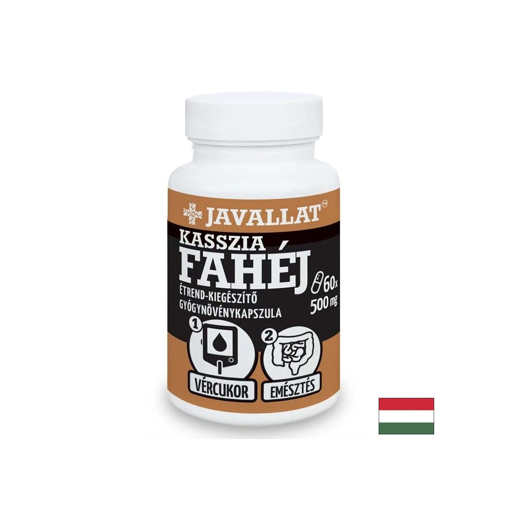 Controlul glicemiei - Scorțișoară (Cassia), 500 mg x 60 capsule