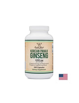 Korean Panax Ginseng - ginseng coreean, 240 capsule Double Wood