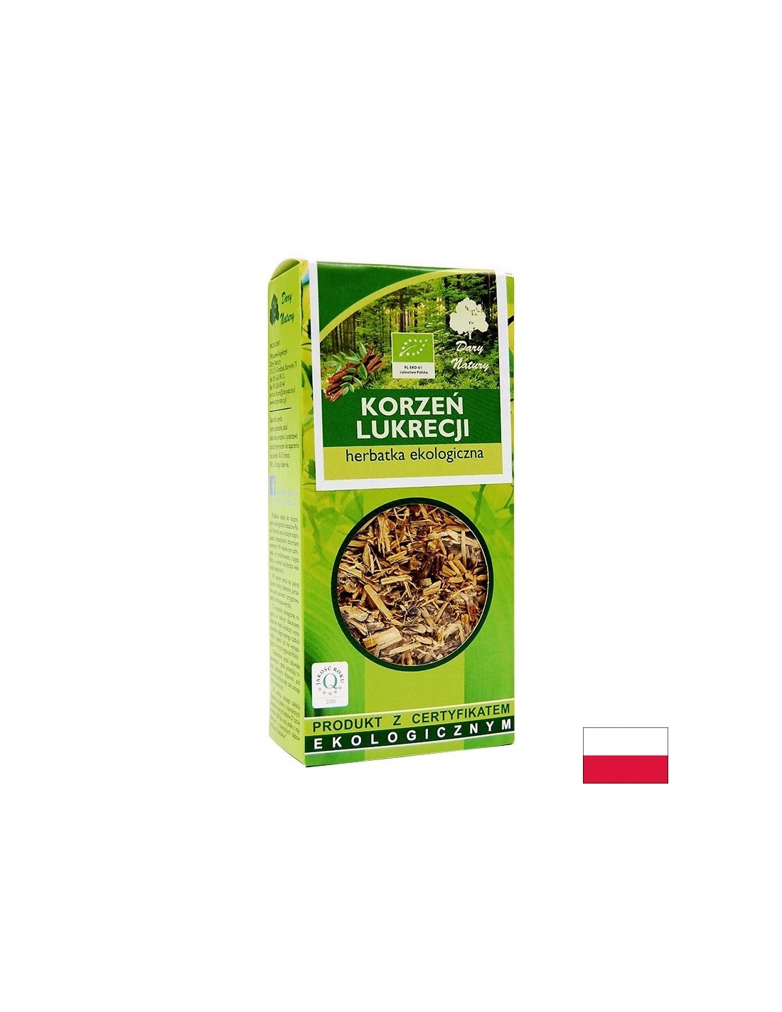 Rădăcină de lemn dulce organic, 50 g Dary Natury,