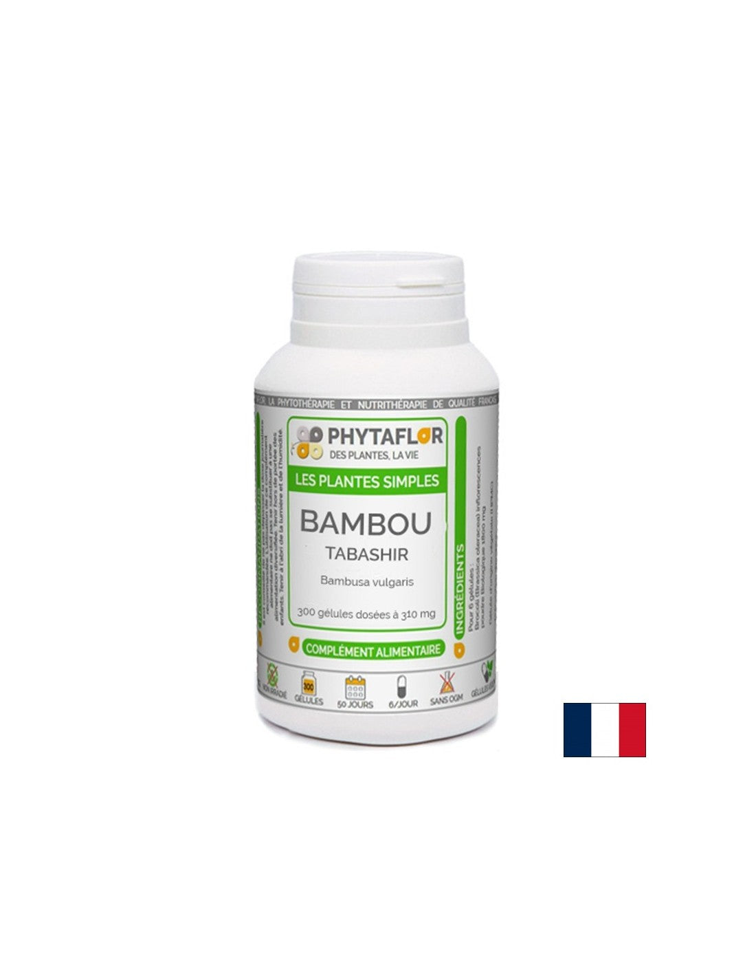Păr și piele - Exudat de bambus, 300 mg x 50 capsule