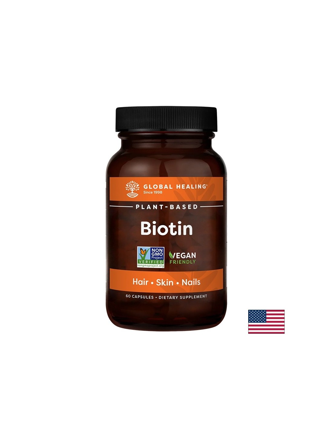 Păr, Piele, Unghii - Biotină, 2500 µg x 60 capsule