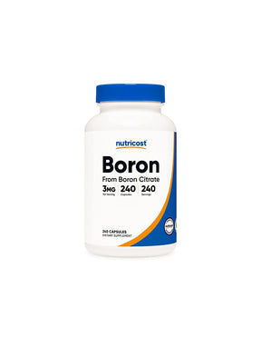 Bones and Joints - Boron, 3 mg x 240 capsules - Nutra Best Europe