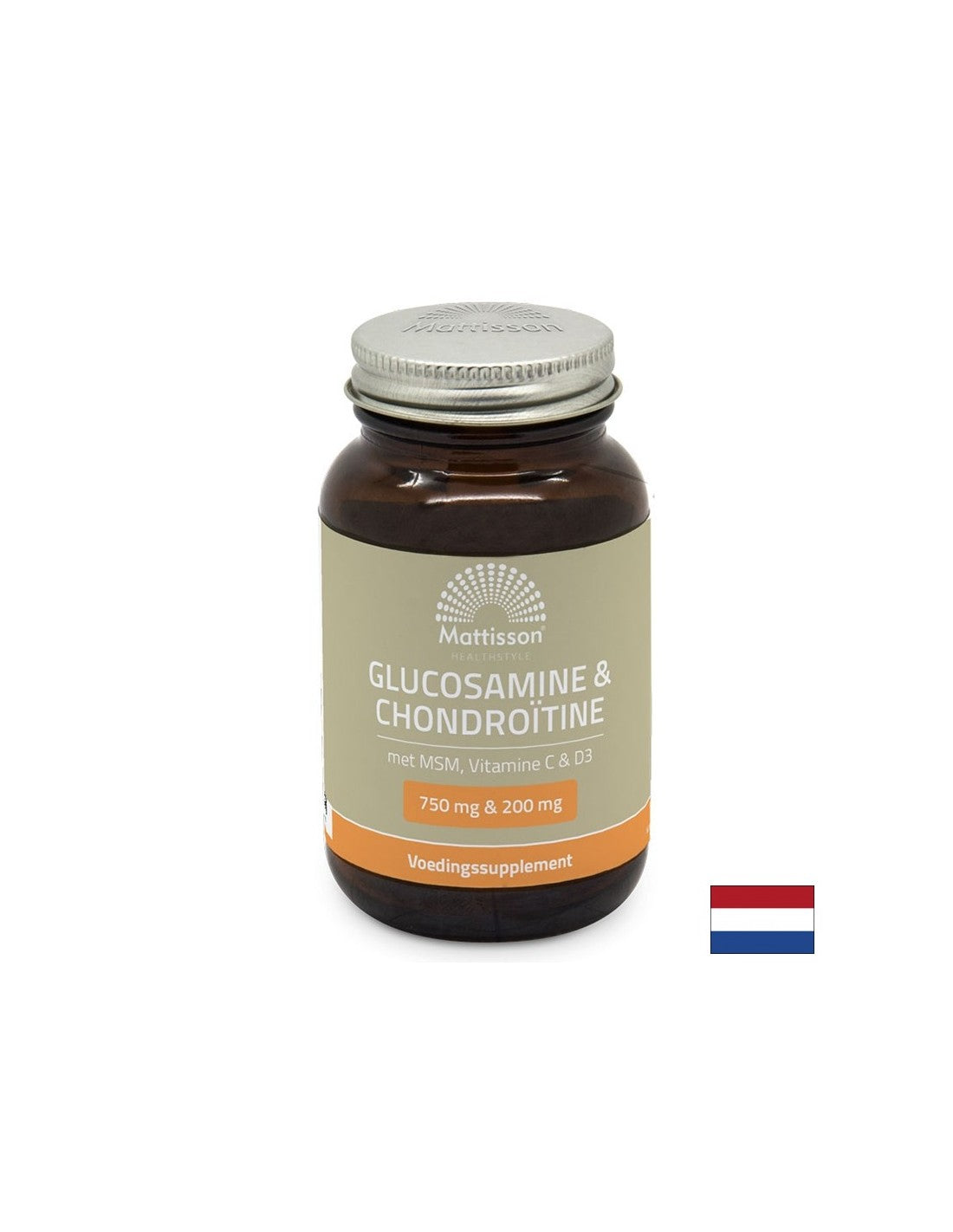 Oasele și articulațiile - Glucozamină, Condroitina, MSM + vitamine C, D3, 60 comprimate Mattisson Healthstyle