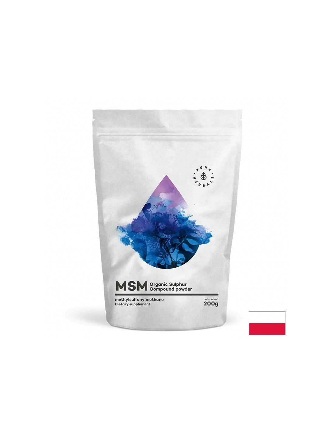 Oasele și articulațiile - MSM (metil sulfonil metan), 200 g pulbere