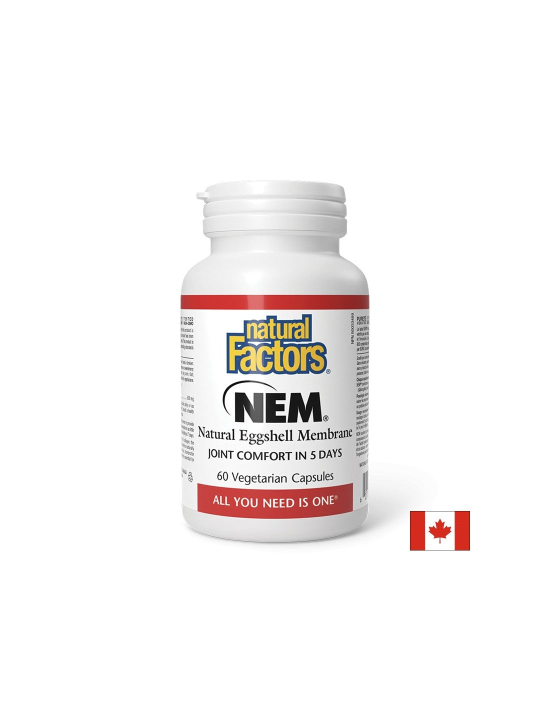 Oase și articulații - NEM Membrană naturală de ou, capsule 500 mg x 60 V