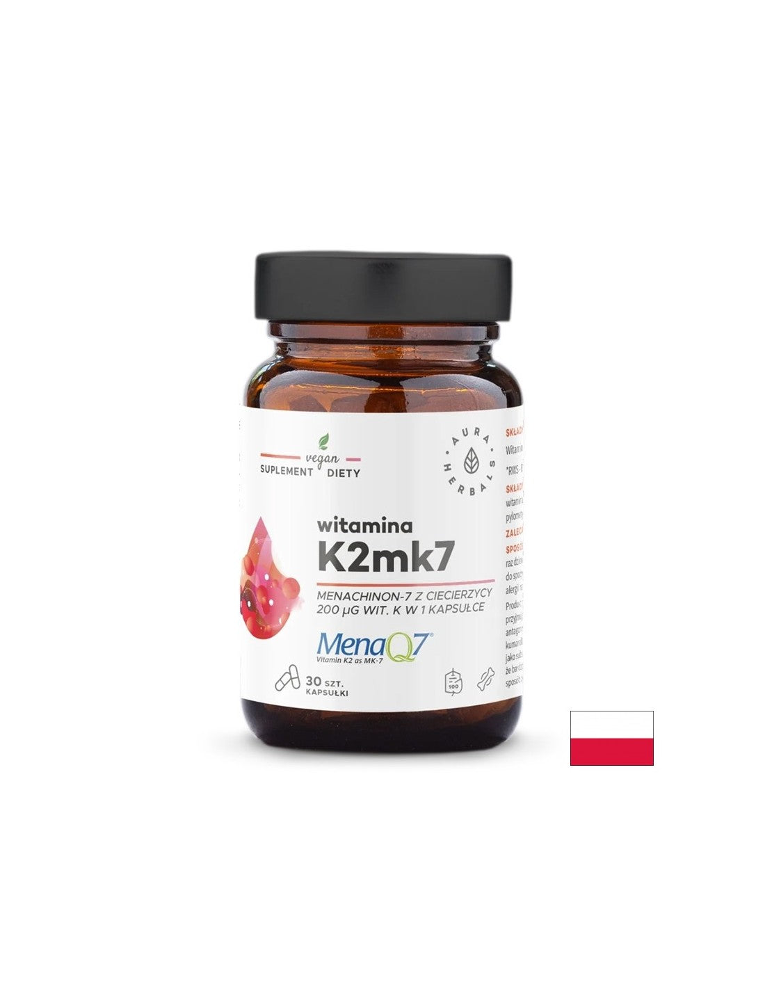 Oasele și articulațiile - Vitamina K2 (MK-7), 200 µg x 30 capsule