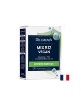 Sistem osos și circulație - Vitamina B12 + fier, calciu, vitamina C și D3 (formulă vegană), 60 de comprimate