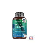 Piele frumoasa, articulatii sanatoase - Colagen Vegan, 180 capsule - Colagen Vegan