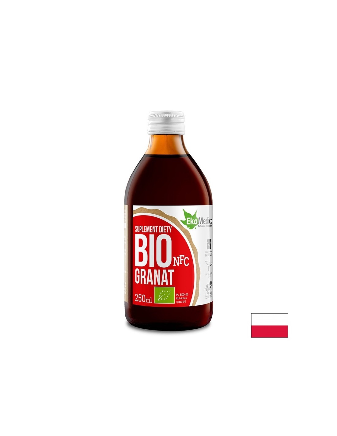 Sistemul sanguin și imunitate - Sirop de rodie Bio, 250 ml EkaMedica