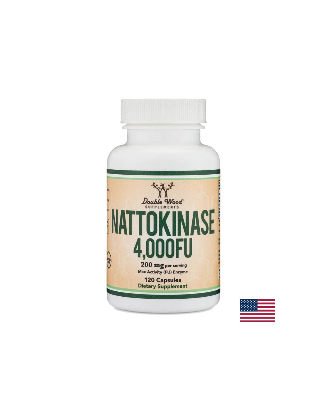 Circulație - Nattokinase, 200 mg, 120 capsule Double Wood