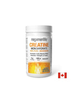 Creatină monohidrat (micronizată) Regenerlife™ - Forță, rezistență și performanță musculară, pulbere 5000 mg x 300 g