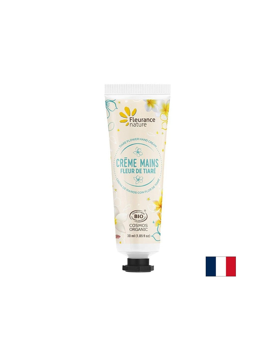 Crema de maini Tiare color, unt de Shea si Aloe Vera, 30 ml Fleurance Nature