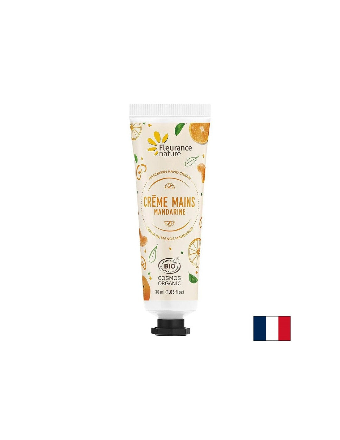 Crema de maini cu extract de mandarina, unt de Shea si Aloe Vera, 30 ml Fleurance Nature