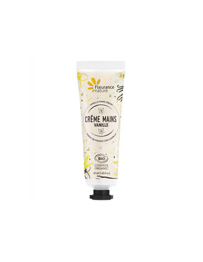 Hand Cream with Damacena Rose Floral Water, Shea Butter, Aloe Vera, Vanilla Scent, 30ml Fleurance Nature - Nutra Best Europe