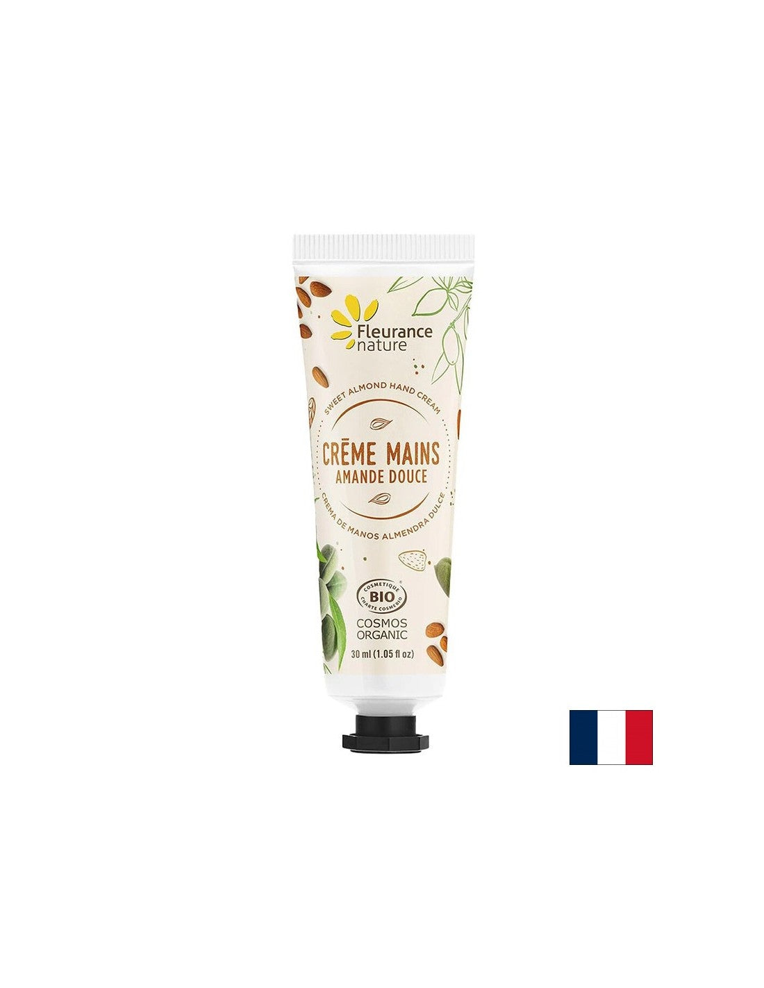 Crema de maini cu ulei de migdale dulci, unt de shea, aloe vera, 30 ml Fleurance Nature