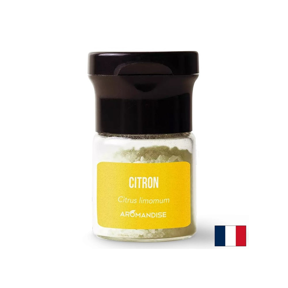 Cristale de ulei esențial de lămâie (culinar) - Pentru aromarea mâncărurilor, sosurilor, băuturilor, 10 g