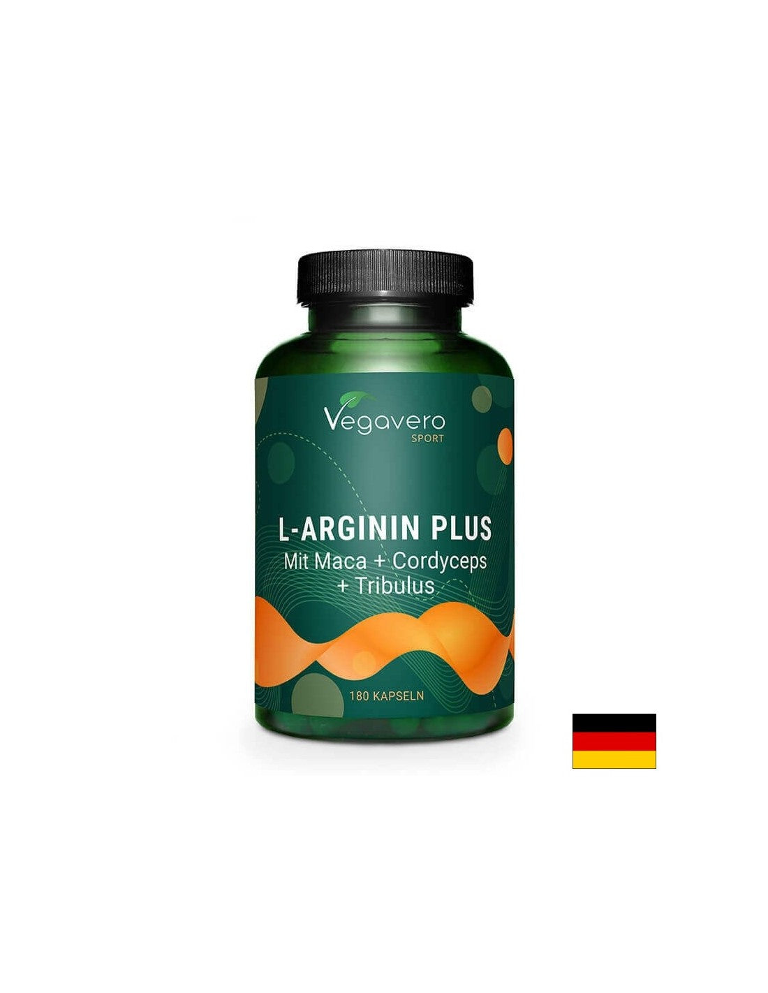 L-Arginine Plus Maca, Cordyceps și Tribulus - L-Arginine Plus (mit Maca, Cordyceps, Tribulus), 270 capsule Vegavero