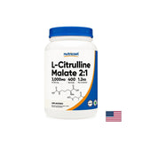 L-Citrulină (malat) - Rezistență și recuperare musculară, 1,2 kg pulbere