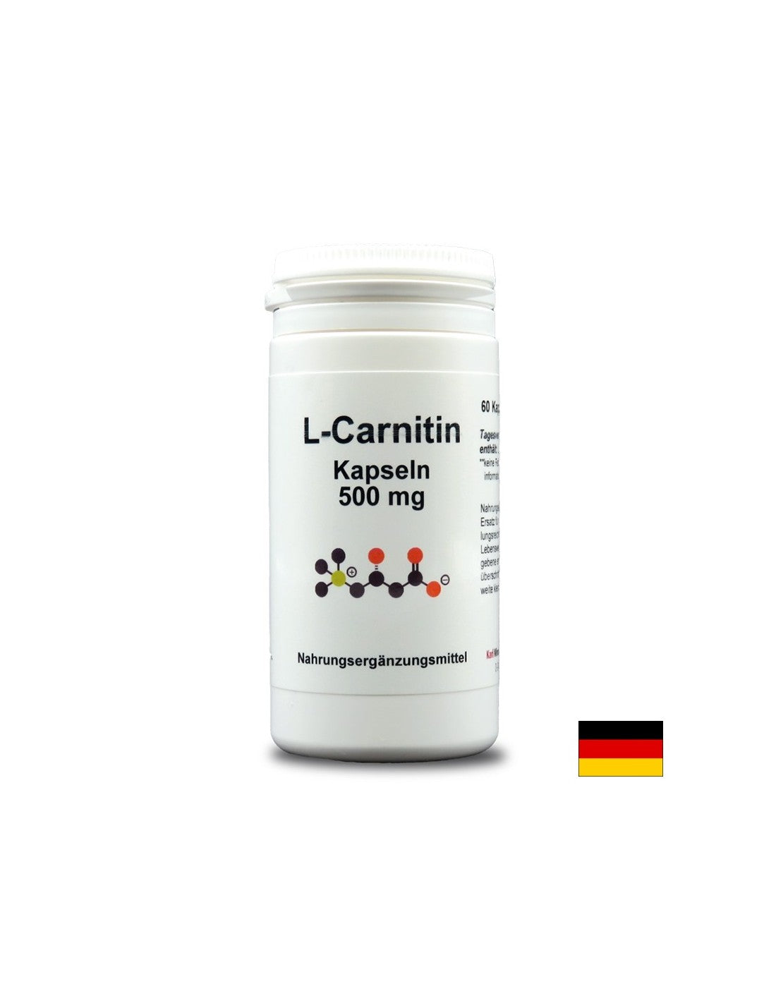 L-Carnitină, 500 mg x 60 capsule