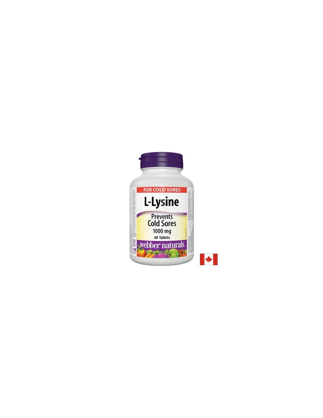 L-Lizina/ L-Lisina 1000 mg x 60 comprimate Webber Naturals
