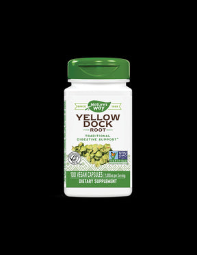 Yellow Dock Root 500 mg - 100 capsules - Nutra Best Europe