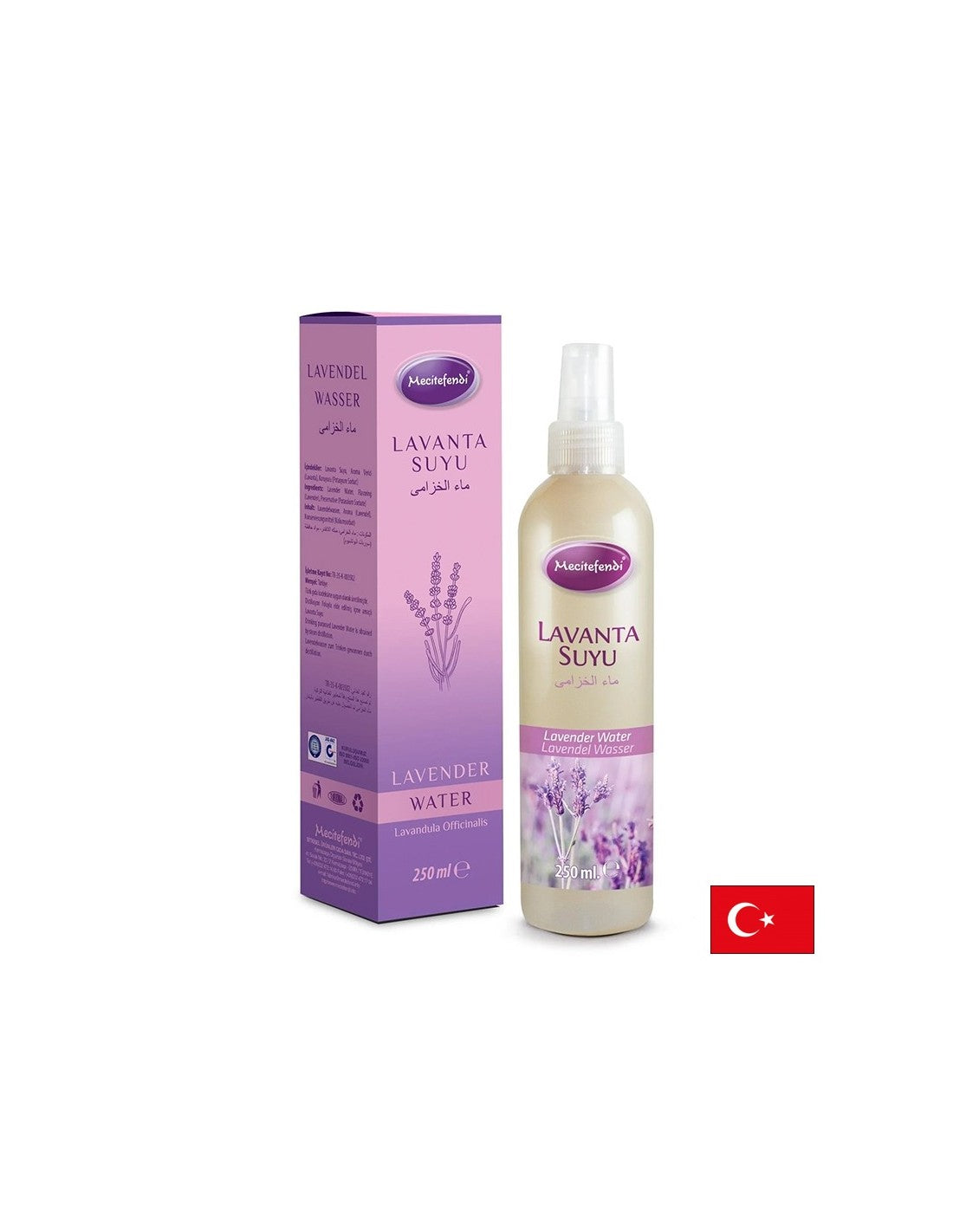 Apă aromatică de lavandă – îngrijire a pielii și părului, 250 ml
