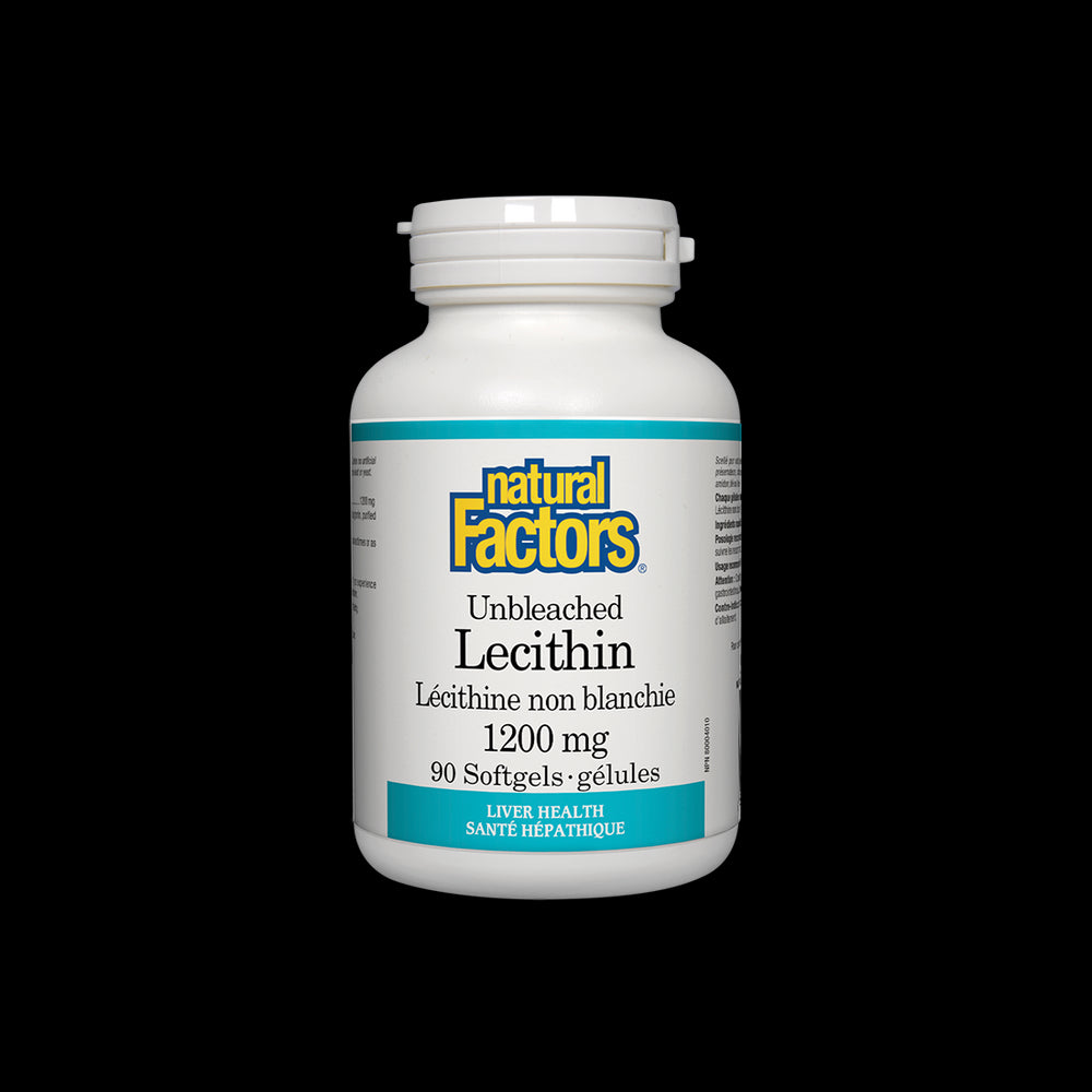 Lecitină nealbită 1200 mg - 90 capsule de gel