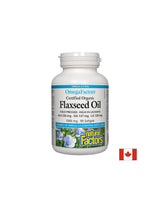 Ulei din semințe de in - Ulei din semințe de in 1000 mg, 90 capsule moale Natural Factors