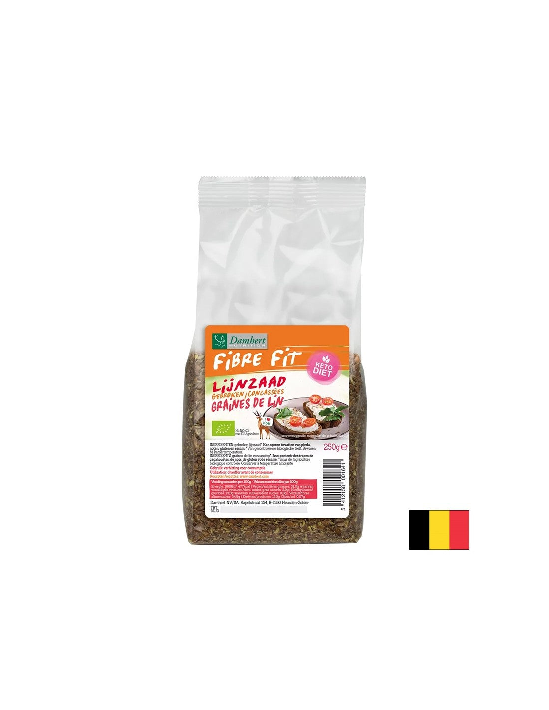 Semințe de in zdrobite BIO, 250 g
