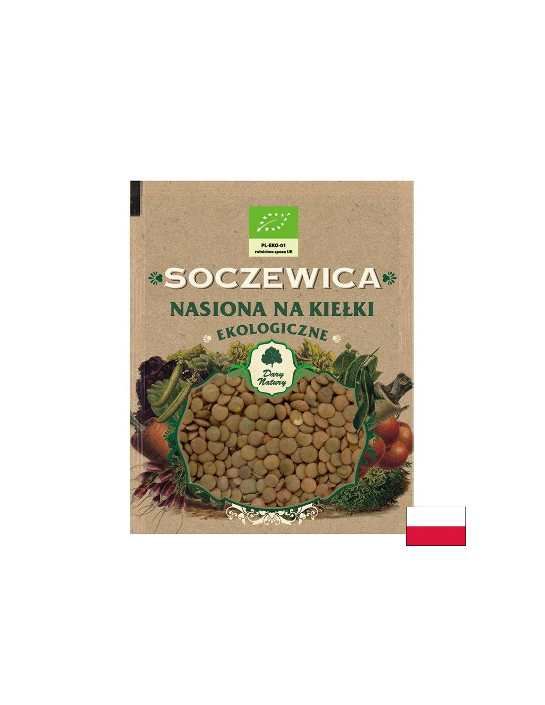 Linte - seminte pentru germeni Bio, 50 g Dary Natury