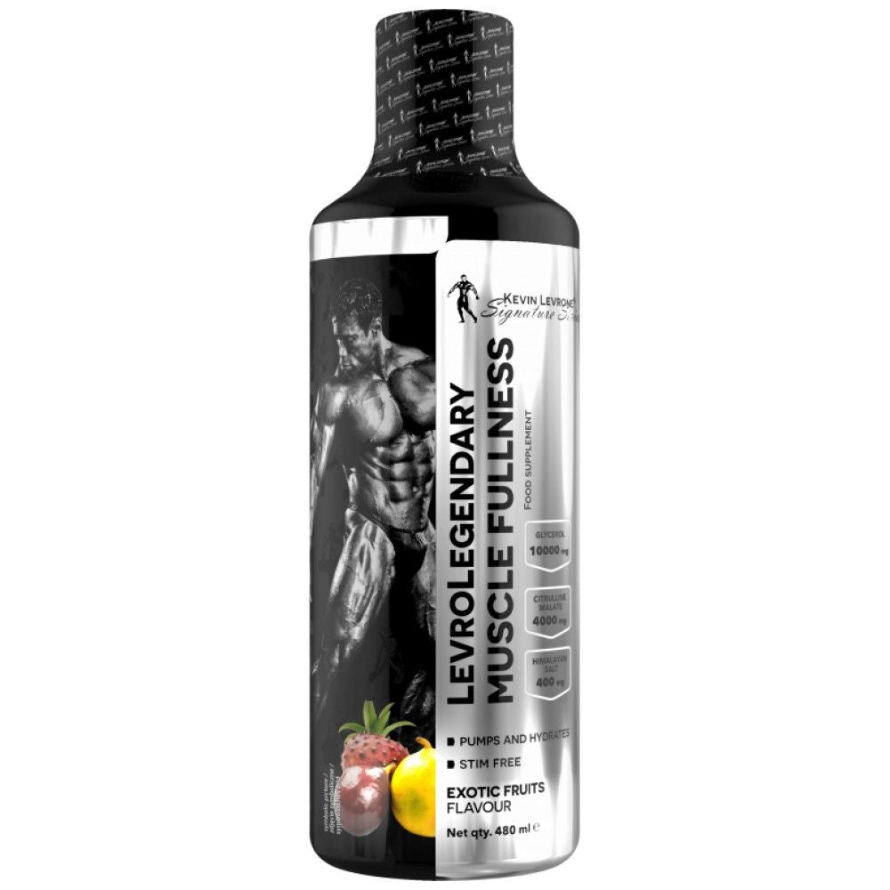 LevroLegendary Muscle Fullness Liquid | Mega pompă de glicerol și citrulină fără stimulente - 480 ml