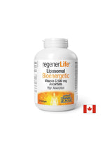 Regener Life™ Vitamina C lipozomală 500 mg - 120 capsule de gel