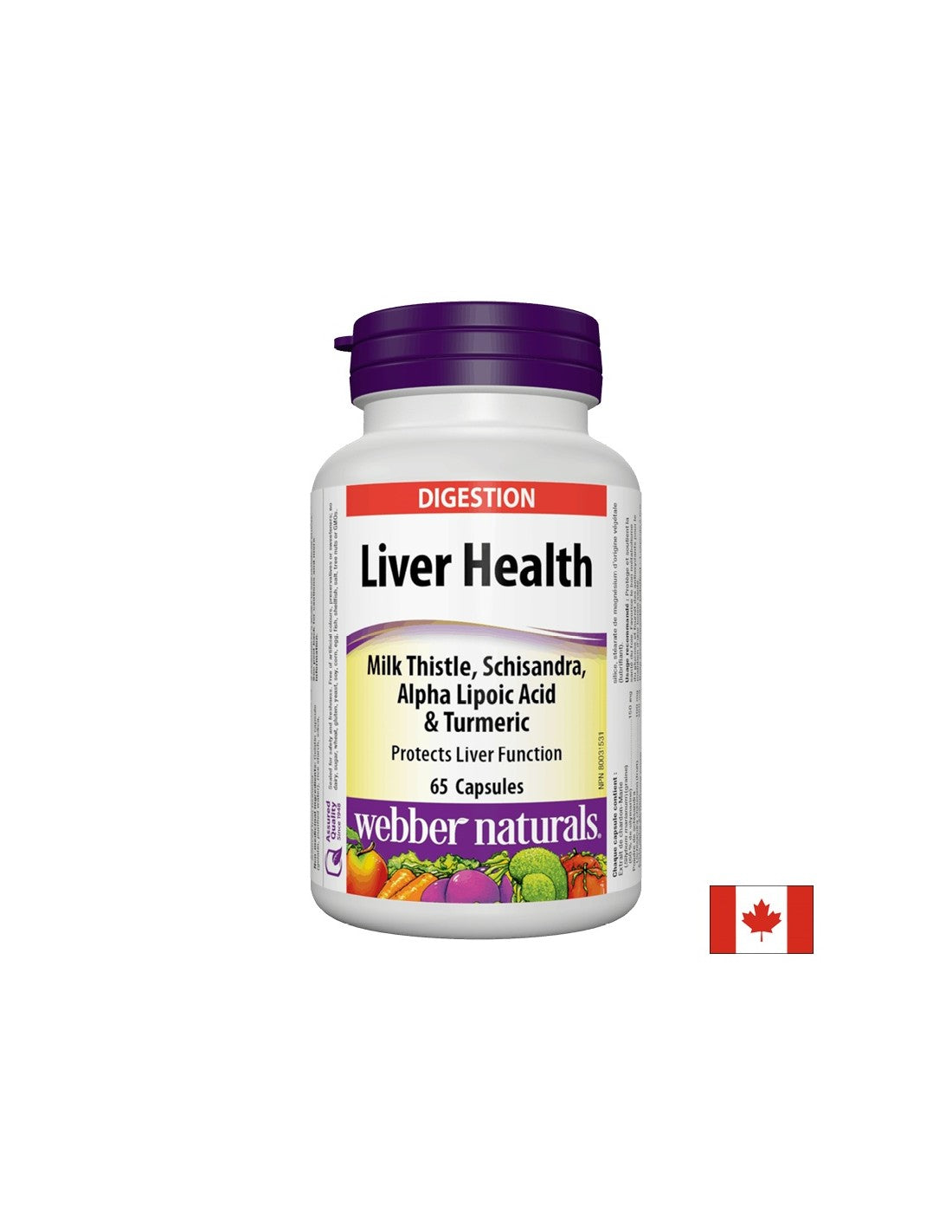 Sanatatea ficatului x 65 capsule Webber Naturals