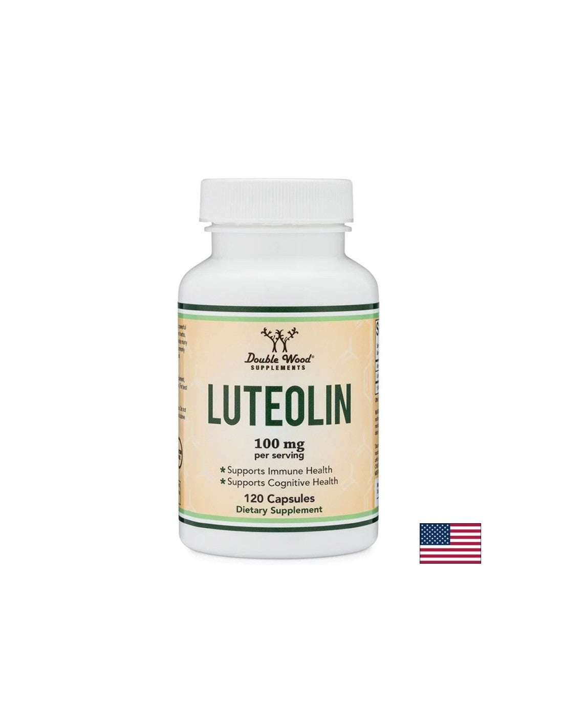 Luteolin - Luteolin 100 mg, 120 capsule Double Wood