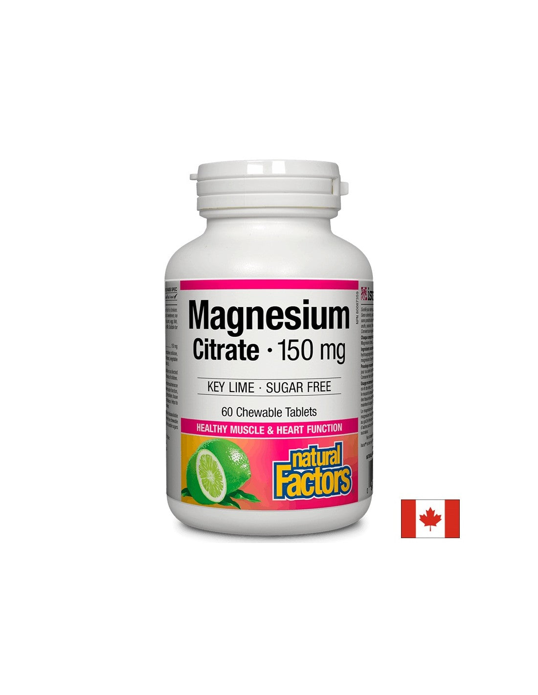 Citrat de magneziu 150 mg - 60 tablete masticabile