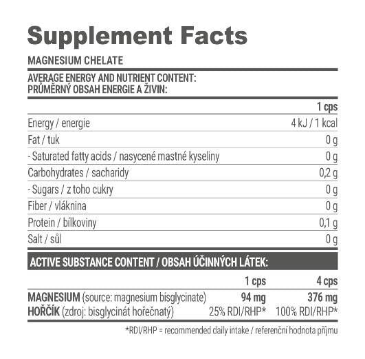 Chelat de magneziu - 120 capsule