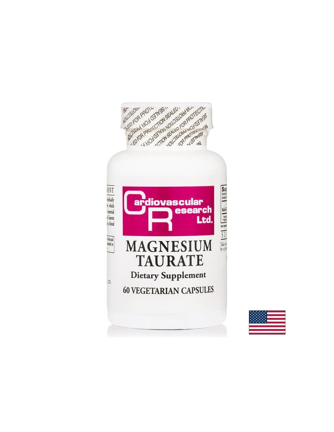 Magneziu (Taurat) - Sistem nervos, functie cardiovasculara, sanatate musculara, 60 capsule