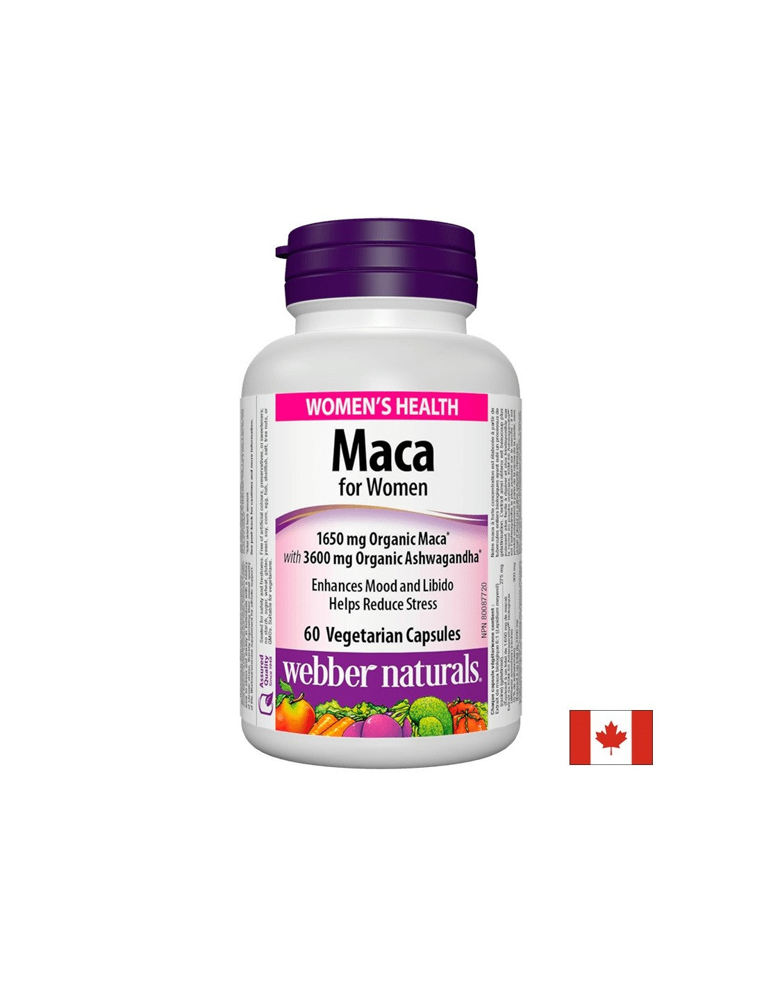 Maca pentru femei x 60 de capsule Webber Naturals