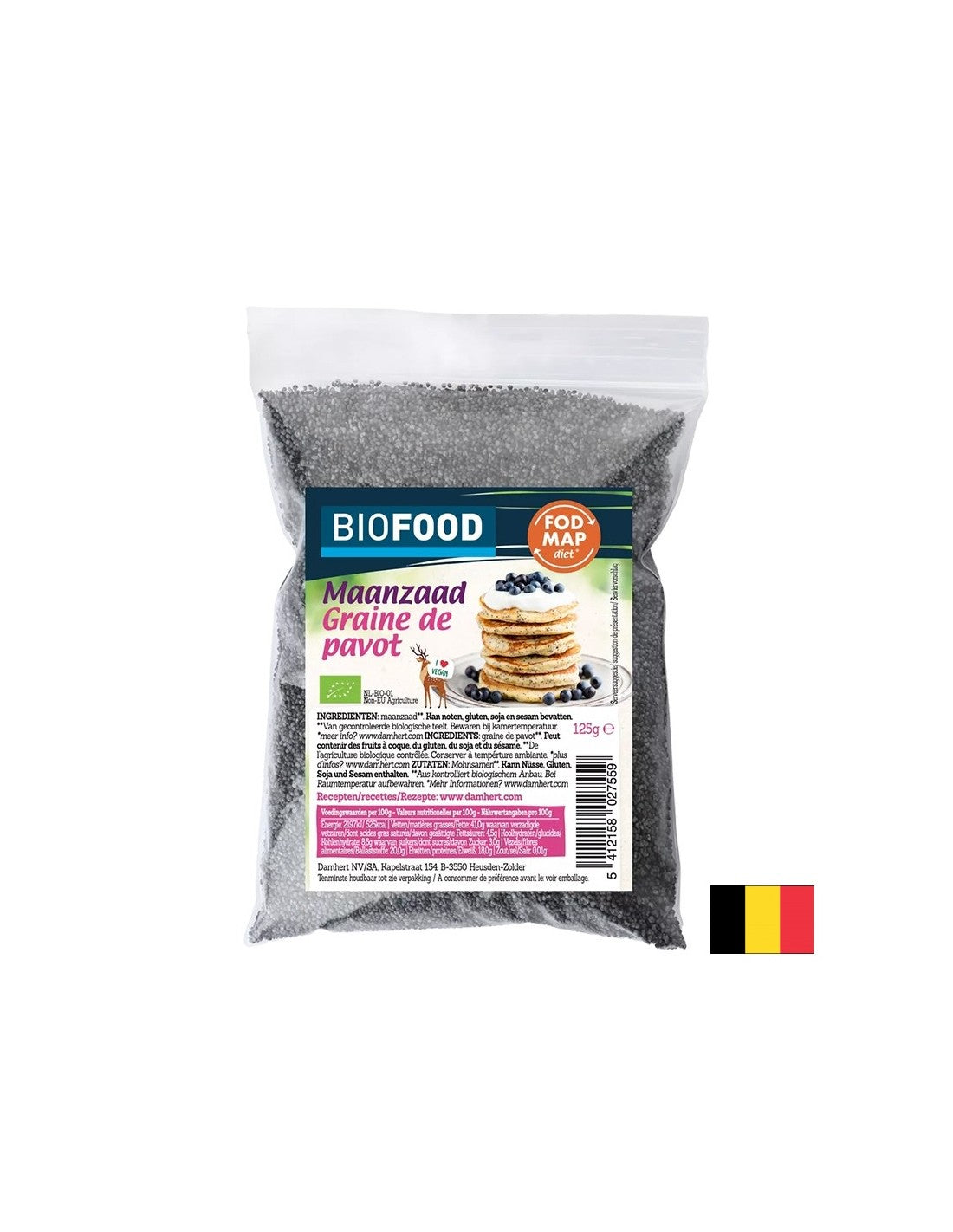 Semințe de mac BIO, 125 g